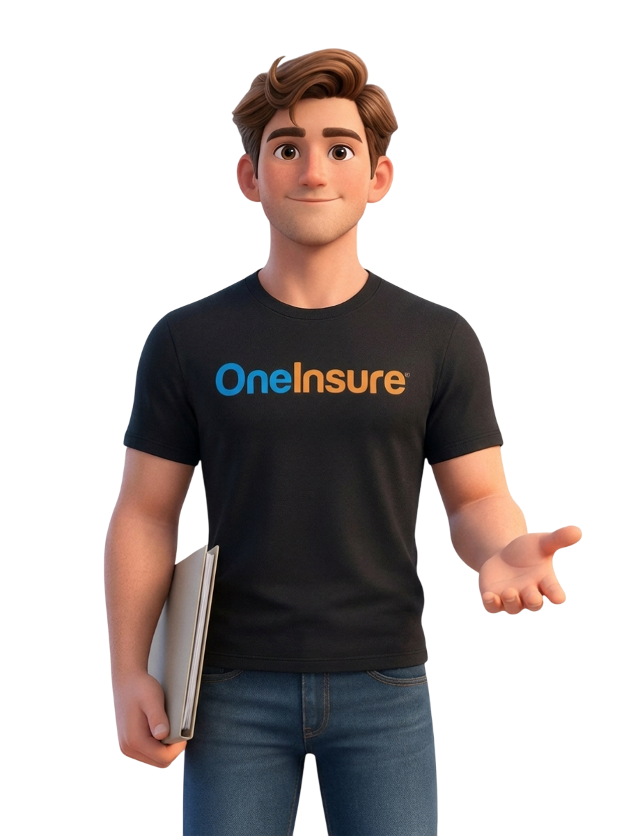 A OneInsure advisor holding a claim file